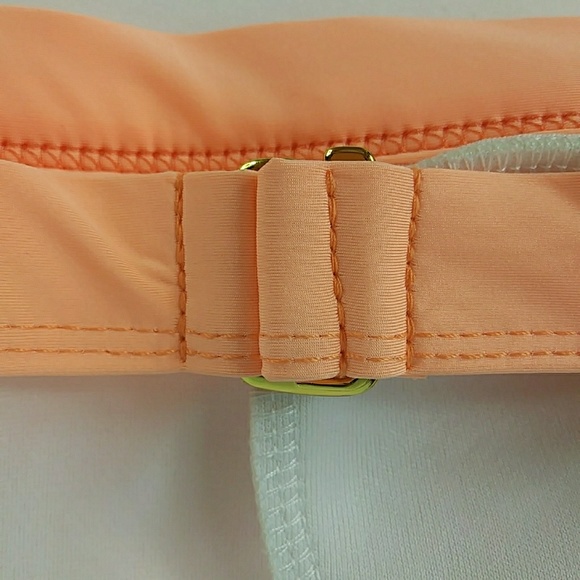 NWT Antonio Melani Darling Peach Orange Halter Top - Picture 5 of 6